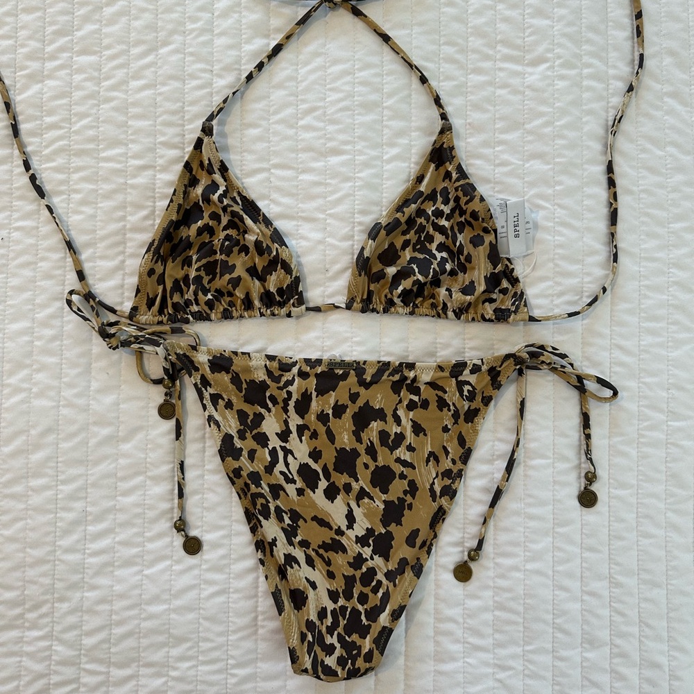 Spell - Belle Mare Side Tie Bikini Bottom - Picture 2 of 7